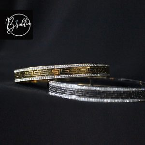 silver and gold braclet